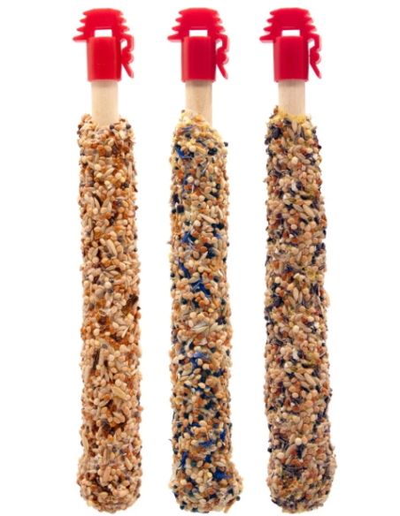 Stick Cocorite Variety Pack  3 Gusti gr.90. Mangime per Uccelli .