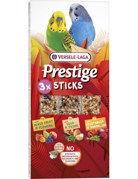 Stick Cocorite Variety Pack  3 Gusti gr.90. Mangime per Uccelli .