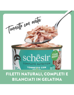 Schesir Cat Tonnetto con Orata 6x50 Gr. Cibo Umido per Gatti