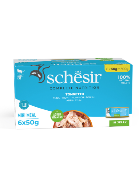 Schesir Tonnetto al naturale  6X85 GR. Cibo Umido per gatti.