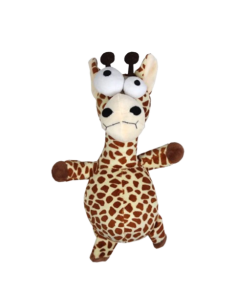 Giraffa in Felpa con Occhi Buffi . Giochi Per Cani . 2