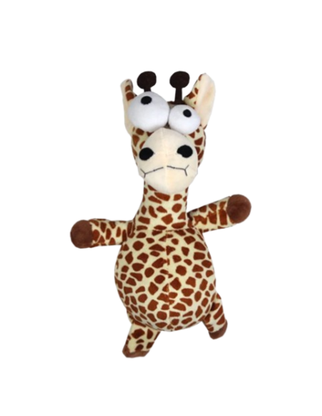 Giraffa in Felpa con Occhi Buffi . Giochi Per Cani .