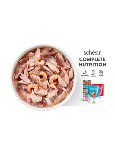Schesir Tonnetto con Prosciutto in jelly 6x50gr.Cibo Umido per gatti