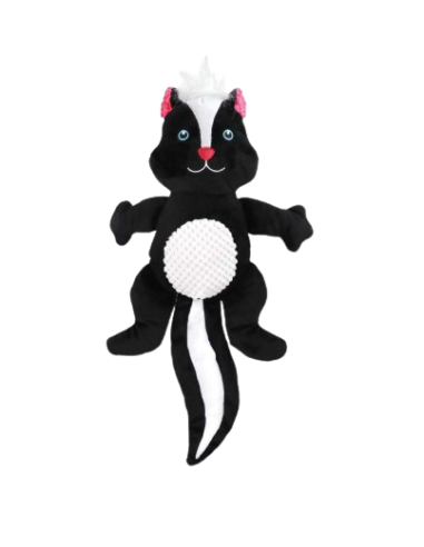 Record Gioco Plushy Puzzola Nero. Giochi Per Cani .