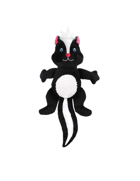 Record Gioco Plushy Puzzola Nero. Giochi Per Cani .