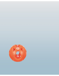 Palla a Nido d'ape cm 6 tpe. Giochi per cani 2