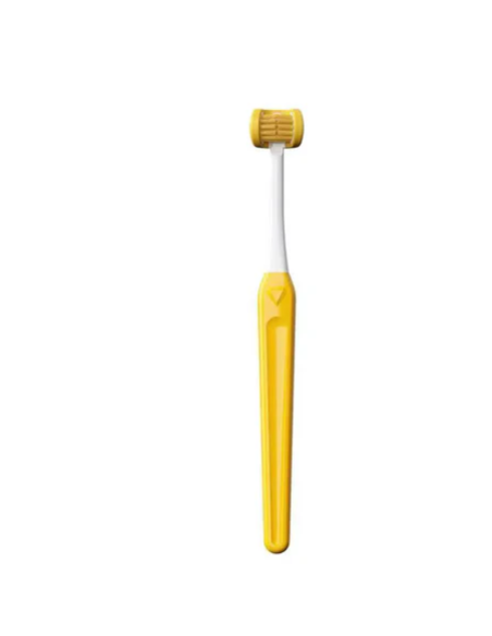 Orus 3D Spazzolino Giallo. Igiene per cani .