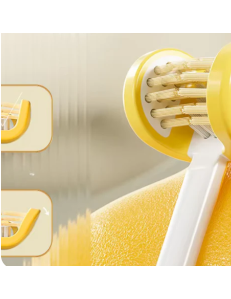 Orus 3D Spazzolino Giallo. Igiene per cani .