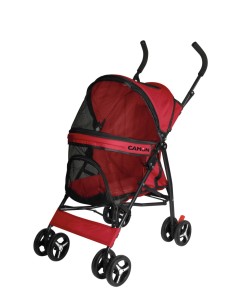 Passeggino Portable Pet Stroller Rosso. Trasporto Cani