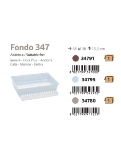 FONDO PER GABBIA IRENE 4 ZOE  MATILDE MARRONE 2