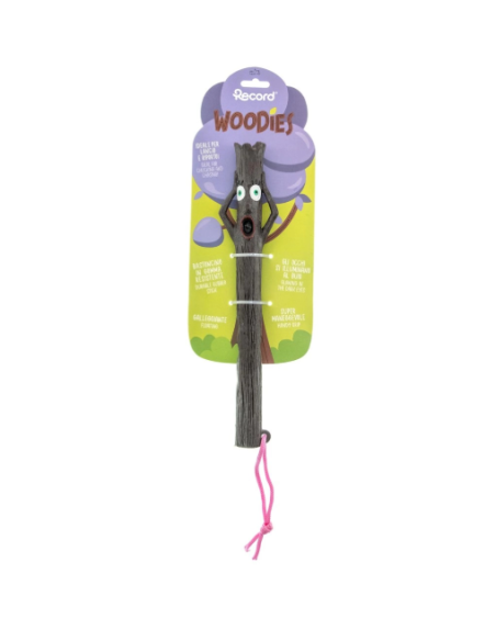 Record Gioco Woodies Bastoncino Sara . 29 cm. Giochi Per Cani
