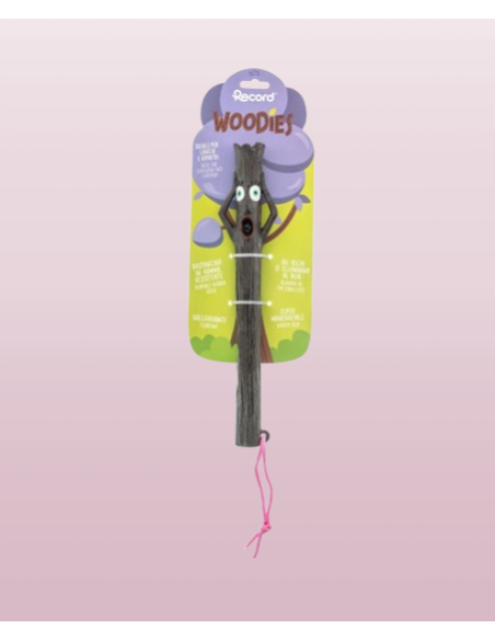 Record Gioco Woodies Bastoncino Sara . 29 cm. Giochi Per Cani