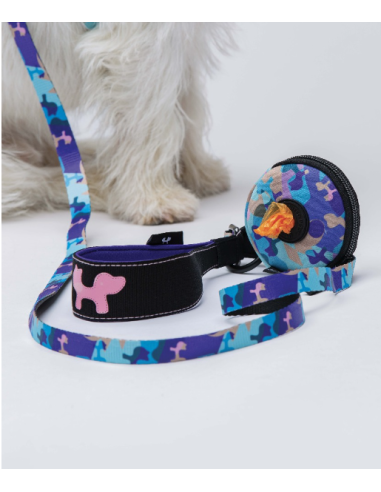 Dispenser Complete Me Portasacchetti Viola Vintage . Accessori per cani
