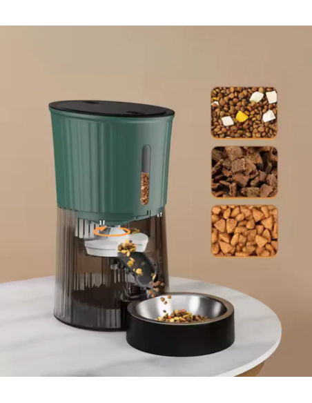 Sunny Feed Distributore Cibo 4 litri Verde . Ciotole automatiche per cani