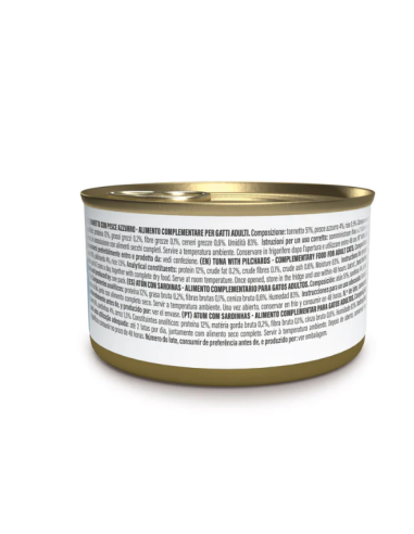 Schesir Tonnetto con Pesce Azzurro Gr.70 Cibo Umido per Gatti