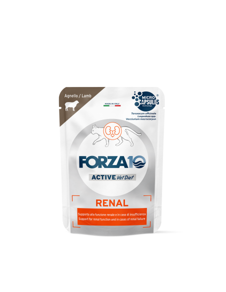 Forza 10 Renal Buste Patè Agnello gr 80. Diete - Cibo Umido Per Gatti.