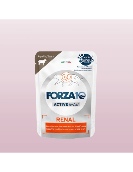 Forza 10 Renal Buste Patè Agnello gr 80. Diete - Cibo Umido Per Gatti.