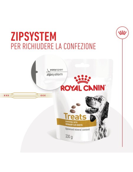 Treats Dog URINARY gr.230.Snack per cani dietetico