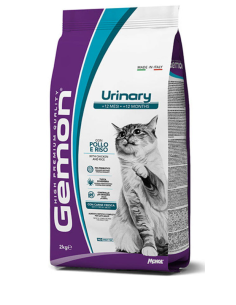 Gemon Cat Urinary Pollo e Riso kg.2. Crocchette per gatti . .