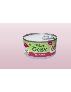 Oasy Wet Cat Natury Soft Jelly Pollo e Manzo gr.85.Cibo Umido per gatti