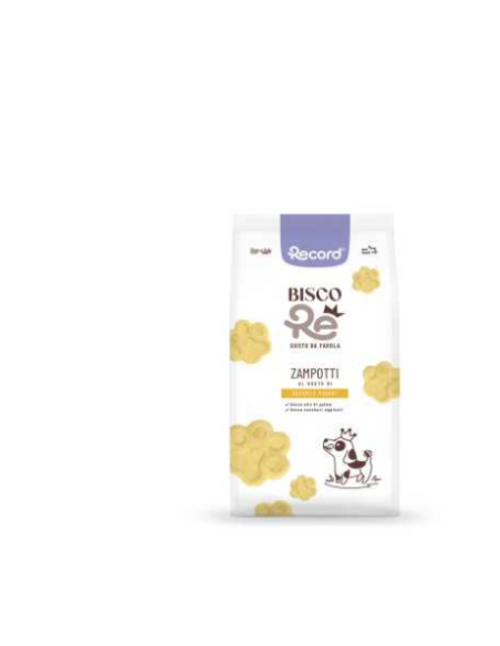Record Bisco re Zampotti Agrumi e Yogurt gr 400. Snack per cani