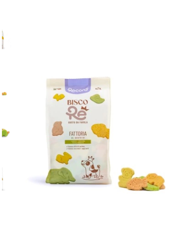 Record Bisco Re Fattoria Carota Zucchina Pesca Vaniglia 400 gr. Snack per cani.