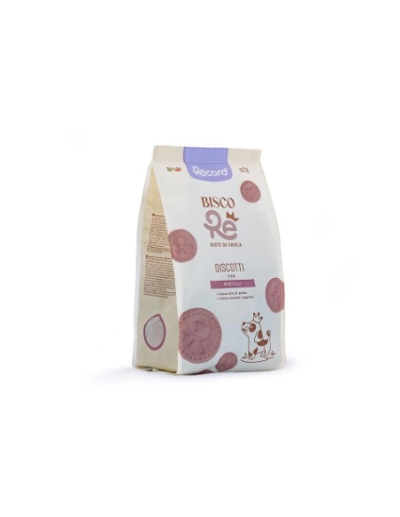 Record Bisco Re Biscotti Mirtillo gr 400. Snack Per Cani
