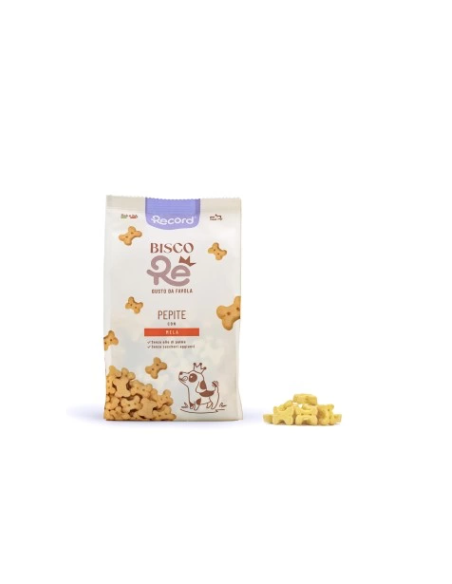 Record Visco Re Pepita Mela gr 400. Snack Per Cani.