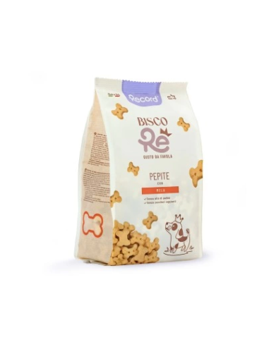 Record Visco Re Pepita Mela gr 400. Snack Per Cani.