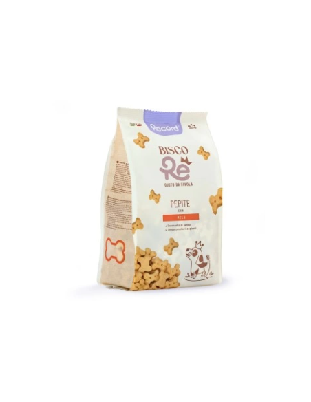 Record Visco Re Pepita Mela gr 400. Snack Per Cani.