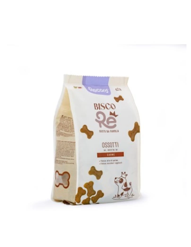 Record Bisco Re Ossotti Carne gr 400. Snack per cani.