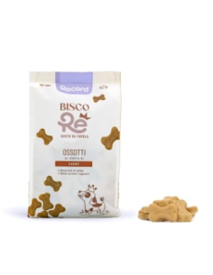 Record Bisco Re Ossotti Carne gr 400. Snack per cani.