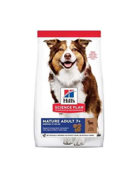 Hill's Canine Mature Senior Lamb and Rice kg 14. Crocchette per cani