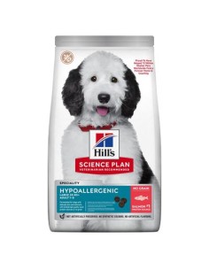 HILL'S Canine Hypoallergenic Large B Salmone kg.14.Crocchette per cani. 2