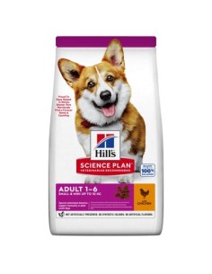 Hill's Canine Adult Small and Miniature kg 1,5 pollo. Crocchette per cani.