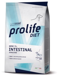 Prolife Dog Veterinary Dog Intestinal Sensitive Mini Kg. 1,5. Diete Cibo Secco Per Cani