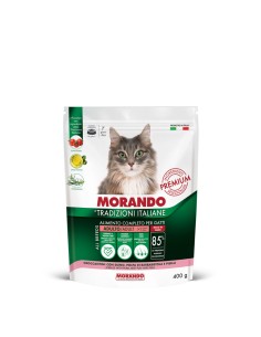 Morando  Tradizioni Italiane Suino,polpa di Barbabietola e Piselli gr.400. Cibo Secco per gatti .