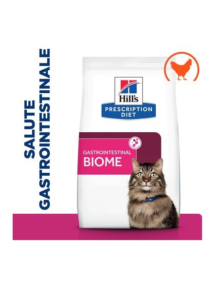 Hill's Feline Gastrointestinal Biome  gr 300. Diete . Cibo Secco Per Gatti