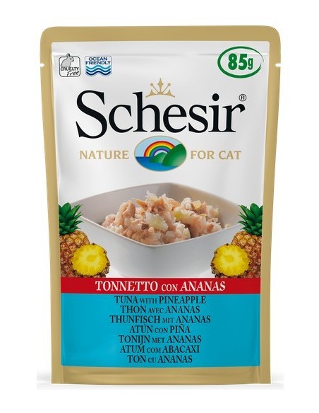 SCHESIR CAT BUSTA TONNETTO CON ANANAS GR.85