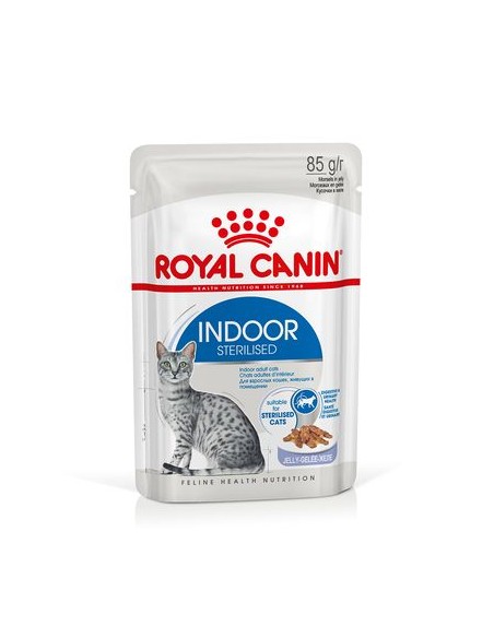 Indoor  Sterlised Jelly GR. 85 Royal Canin. Cibo Umido per gatti .
