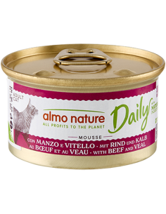 Almo Daily Menu Mousse Con Manzo e Vitello gr 85. Cibo Umido per gatti 2