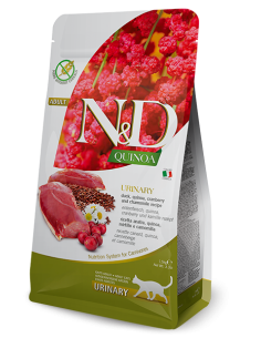 Natural and Delicious Gatto Quinoa Urinary Anatra kg 5. Cibo Secco Per Gatti