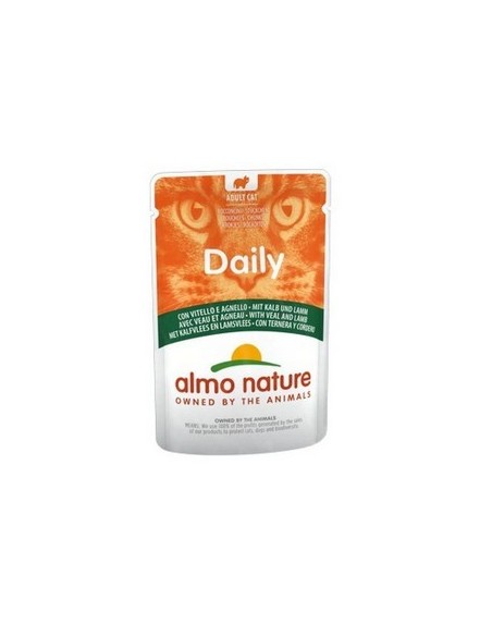 ALMO DAILY BUSTA CON VITELLO E AGNELLO GR.70