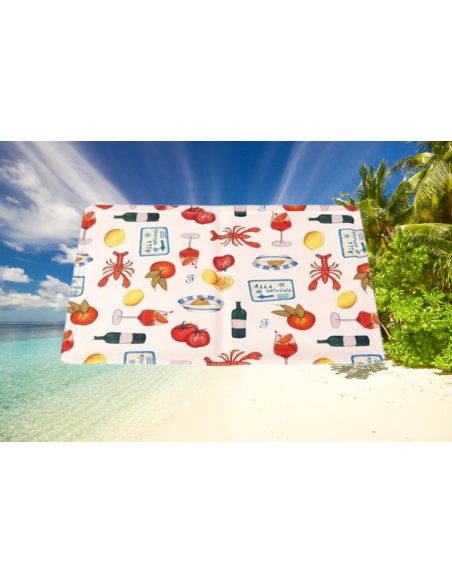 Brrrvidino Tappetino Refrigerante les gorumands misura large 50x90 cm .Cucce e Lettini per cani.