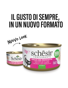 Schesir Pollo Con Prosciutto in Jelly Gr 70. Cibo Umido Per Gatti . 2