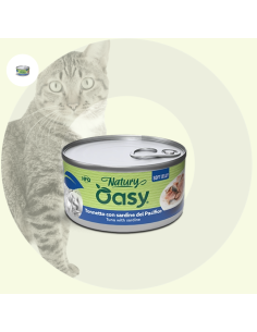 Oasy Wet Cat Natury Soft Jelly Tonnetto con Sardine gr.85.Cibo Umido Per Gatti 2