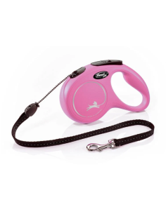 Flexi New Classic corda 8 metri Rosa. Guinzagli e Collari per cani 2