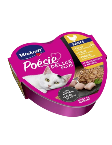 Vitakraft Poesie Delice Plus Pollo Gr.85. Cibo Umido Per Gatti