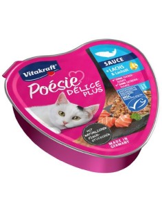 Vitakraft Poesie Delice Plus Salmone Gr.85.Cibo Umido per gatti