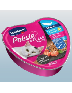 Vitakraft Poesie Delice Plus Salmone Gr.85.Cibo Umido per gatti 2